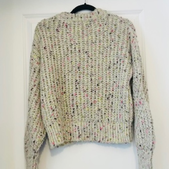 BIMBA Y LOLA Spain Designer Sweater Chunky Confetti Soft Cozy Sz M - Picture 4 of 10